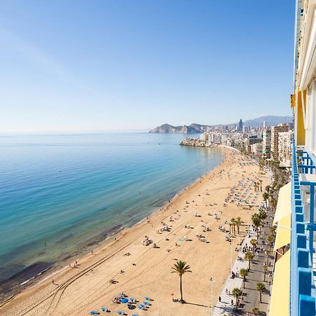 Primera línea playa levante Benidorm Exterior foto