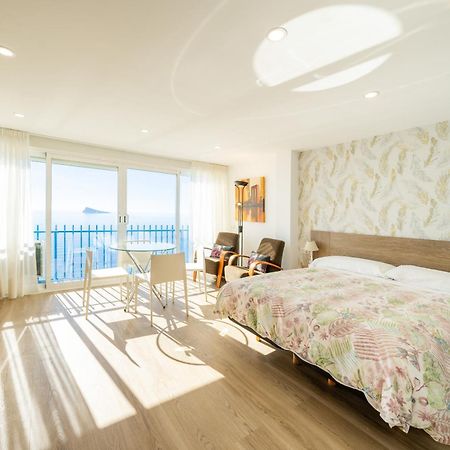 Primera línea playa levante Benidorm Exterior foto