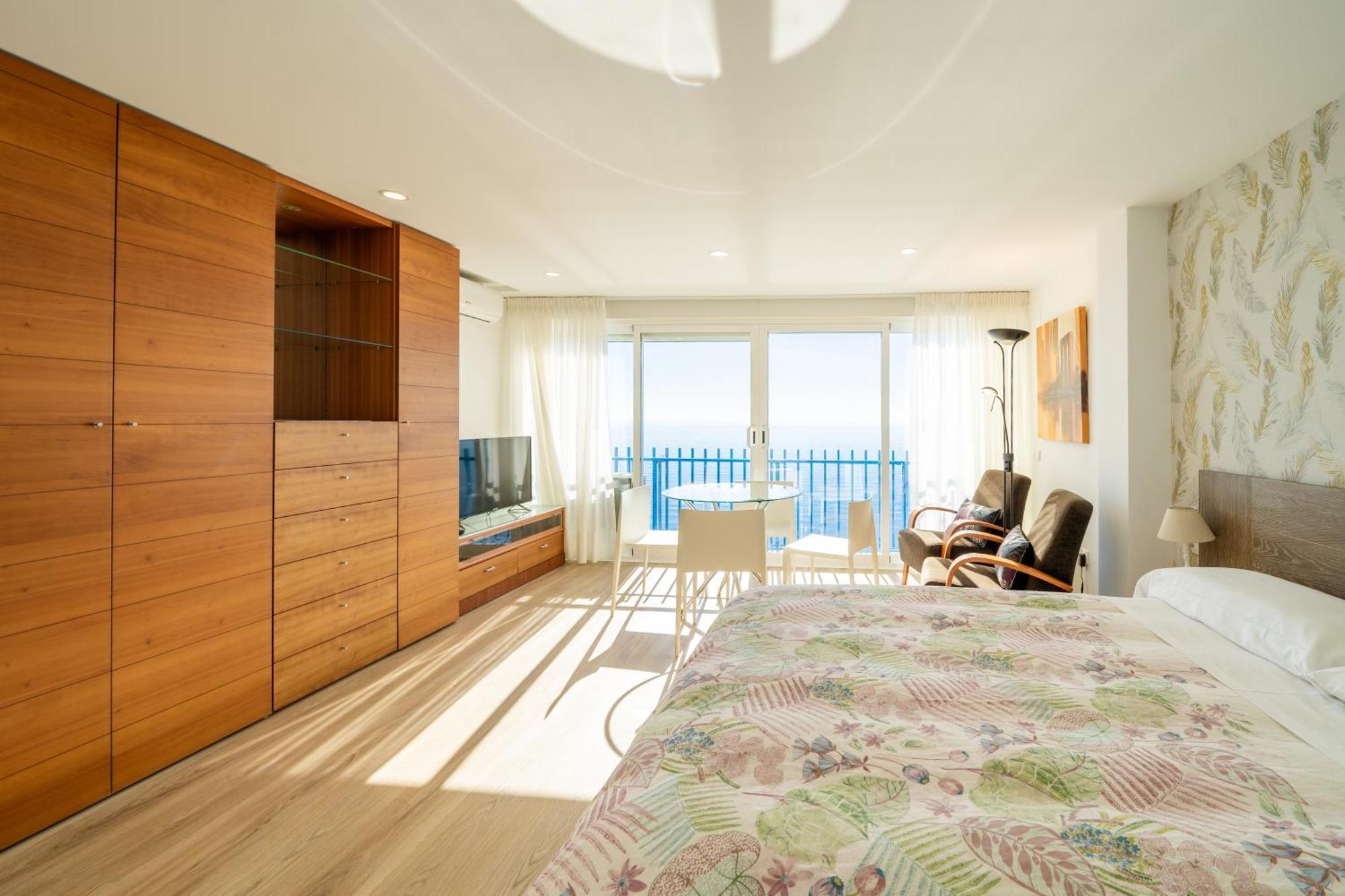 Primera línea playa levante Benidorm Exterior foto
