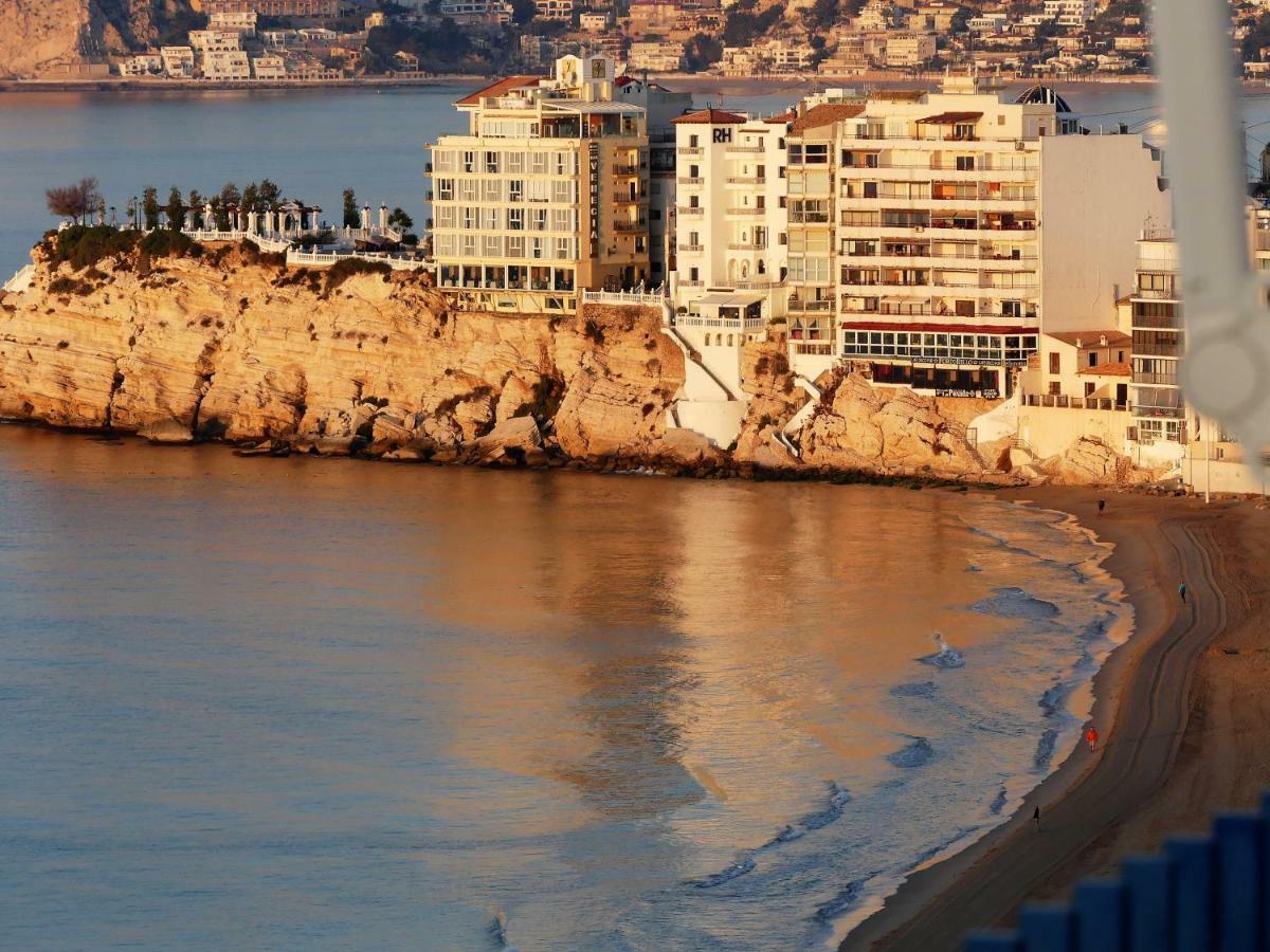 Primera línea playa levante Benidorm Exterior foto