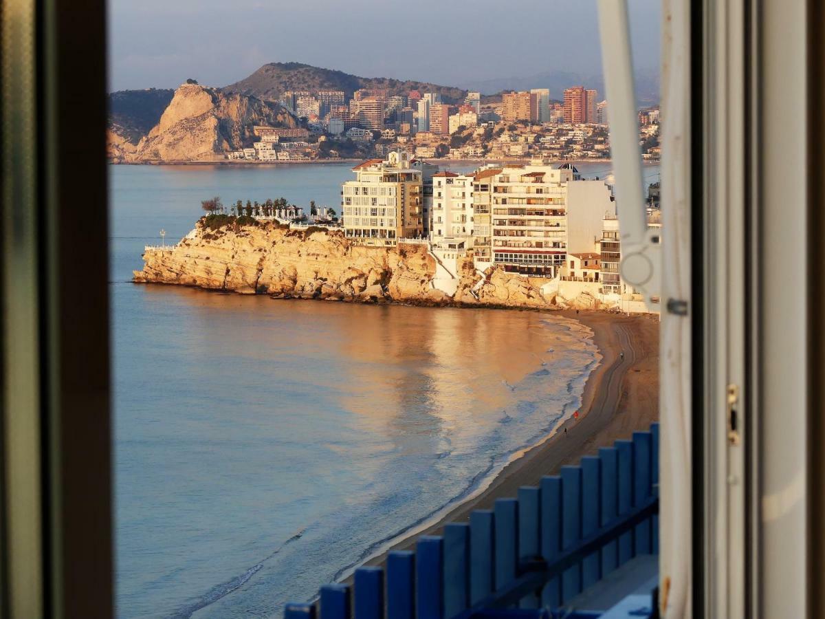Primera línea playa levante Benidorm Exterior foto